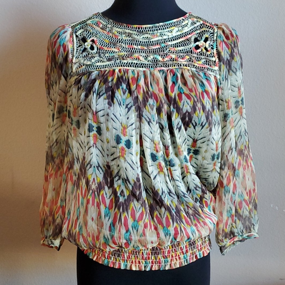 Daniel Rainn Sheer Blouse Size PS